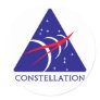 Constellation Logo Round Stickers