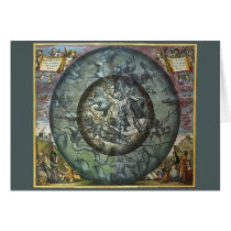 Constellations of Northern Sky, Andreas Cellarius Greeting Cards