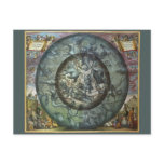 Constellations of Northern Sky, Andreas Cellarius postcards