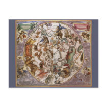 Constellations of Southern Sky, Andreas Cellarius Postcard