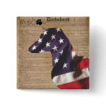 Constitution Dachshund Button