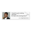 Constitution Smoking Obama bumper stickers