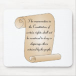 Constitutional Amendment 9 mousepads