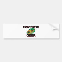 Constrictor Geek Bumper Stickers