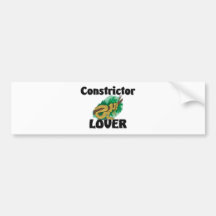 Constrictor Lover Bumper Sticker