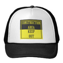 Construction Area - Keep Out hats
