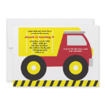 Construction Birthday Party Invitation