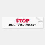 construction bumper sticker bumper stickers