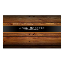 Construction business card