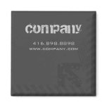 Construction Contractor Magnet Grunge Grey