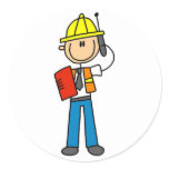 Construction Foreman Tshirts and Gifts stickers