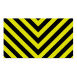 Construction Hazard Stripes business cards