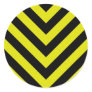 Construction Hazard Stripes Sticker