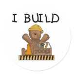 Construction I Build Tshirts and Gifts stickers
