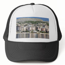 Construction In Sarande Town In Albania Mesh Hat
