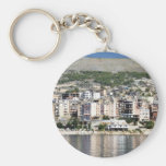 Construction In Sarande Town In Albania Key Chains