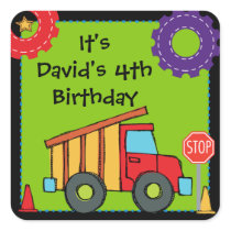Construction Vehicle Custom Stickers