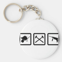construction worker gear key chains