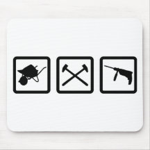 construction worker gear mousemats