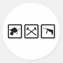 construction worker gear stickers
