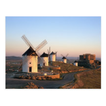 Consuegra, La Mancha, Spain, windmills Postcards