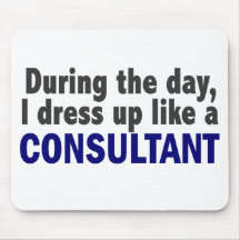 Consultant During The Day Mousemat