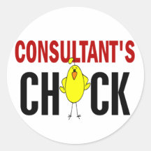 Consultant’s  Chick Round Sticker