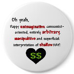 Consumerist Anti-Valentine buttons