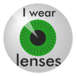 Contact lenses stickers