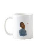Contemplating love strong woman unique art Maya Mugs