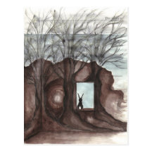 contemplation post card