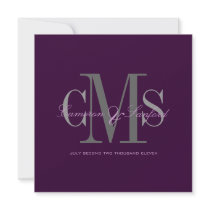 Contemporary + classy Wedding Invitations