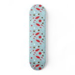 Contemporary Floral Leaf Patterns skateboards