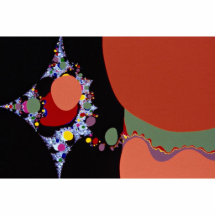 Contemporary Fractal Photo Cut Out