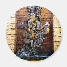 Contemporary Genesha, Thailand Refrigerator Magnet