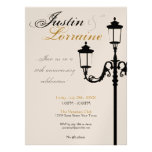 Contemporary Italian Lamp Post Invitation 4