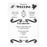 Contemporary Movie Fan Wedding Invitation