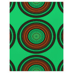 Contemporary orange and green circles