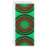 Contemporary orange and green circles