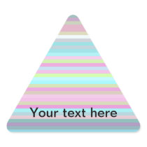 Contemporary pink yellow and baby blue stripes