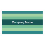 Contemporary Stripes (Aqua) Business Cards