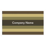 Contemporary Stripes (Mocha) Business Cards