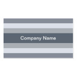 Contemporary Stripes (Mono) Business Cards