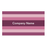 Contemporary Stripes (Plum) Business Cards