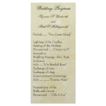 Contemporary Wedding Programs rack cards