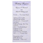 Contemporary Wedding Programs Yellow rack cards