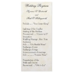 Contemporary Wedding Programs Yellow