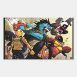 Content with KAOS splash page sticker