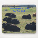 Contentment Is Good For The Soul mousepads