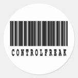 control freak barcode design stickers
